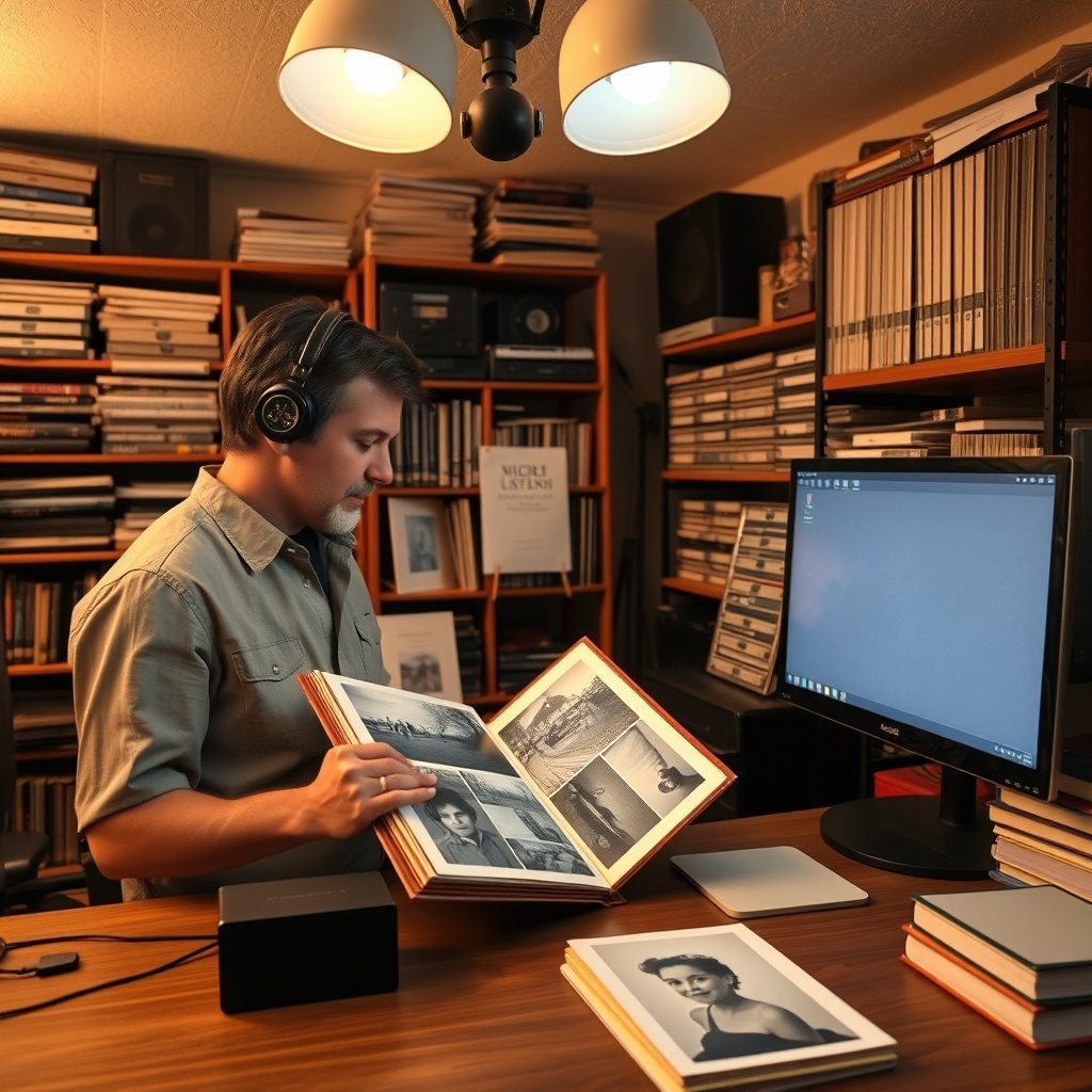 Digitizing photo albums