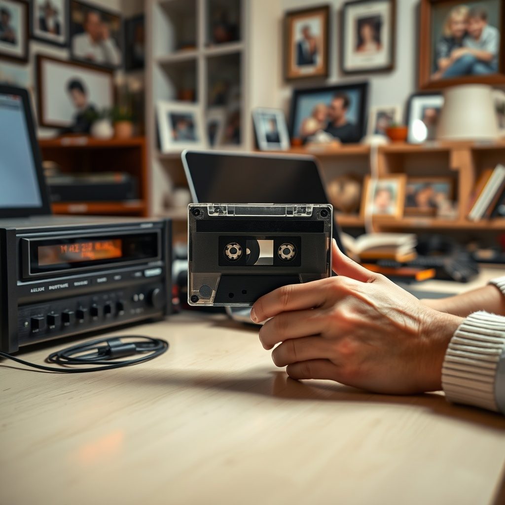 Converting audio tapes