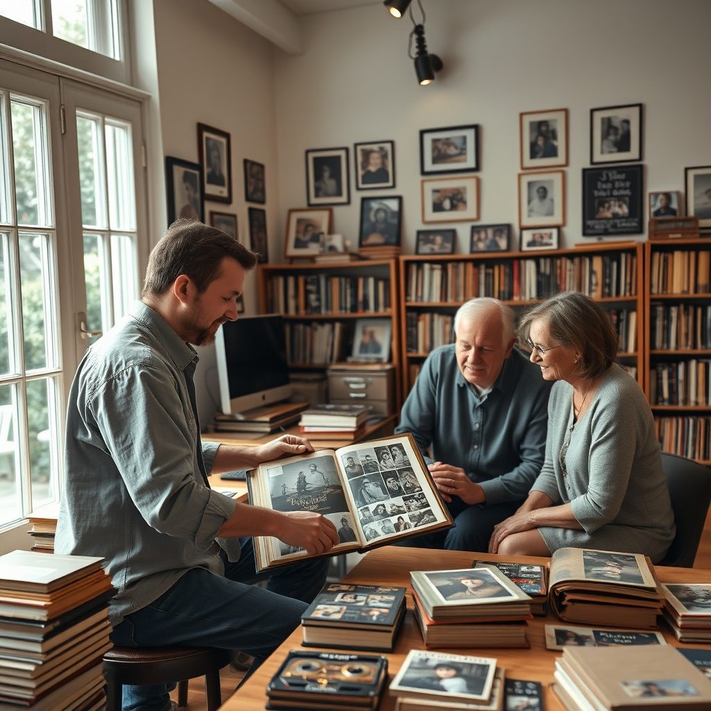 Family memories being digitized
